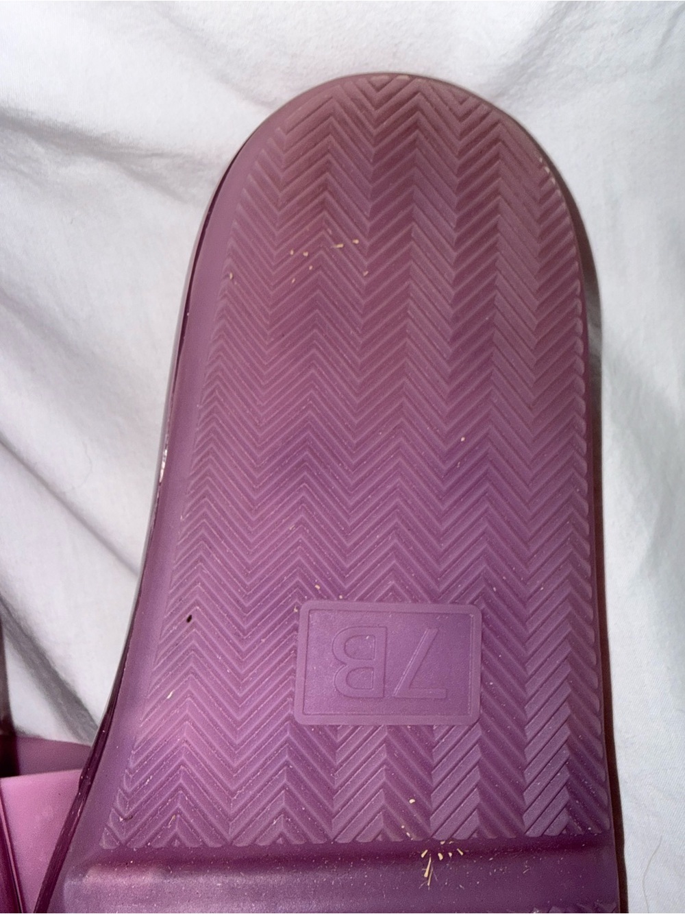 Tory Burch Bubblegum lavender/pink Logo Slide - Picture 4 of 4